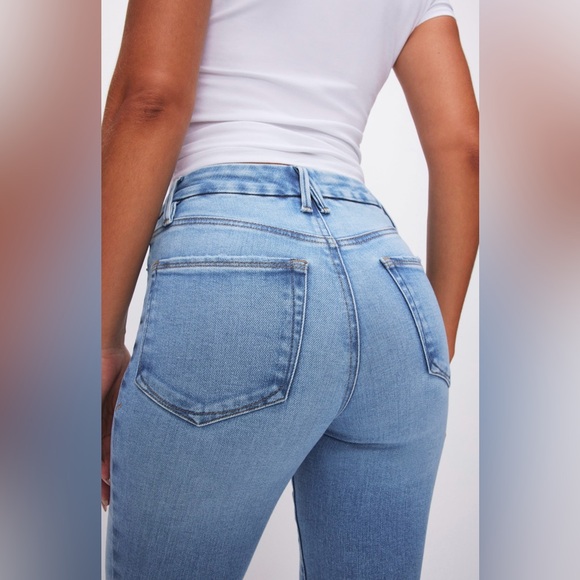 GOOD AMERICAN Soft-Tech Good Leg Skinny Jeans Indigo 506 Size 10/30 - Picture 5 of 8